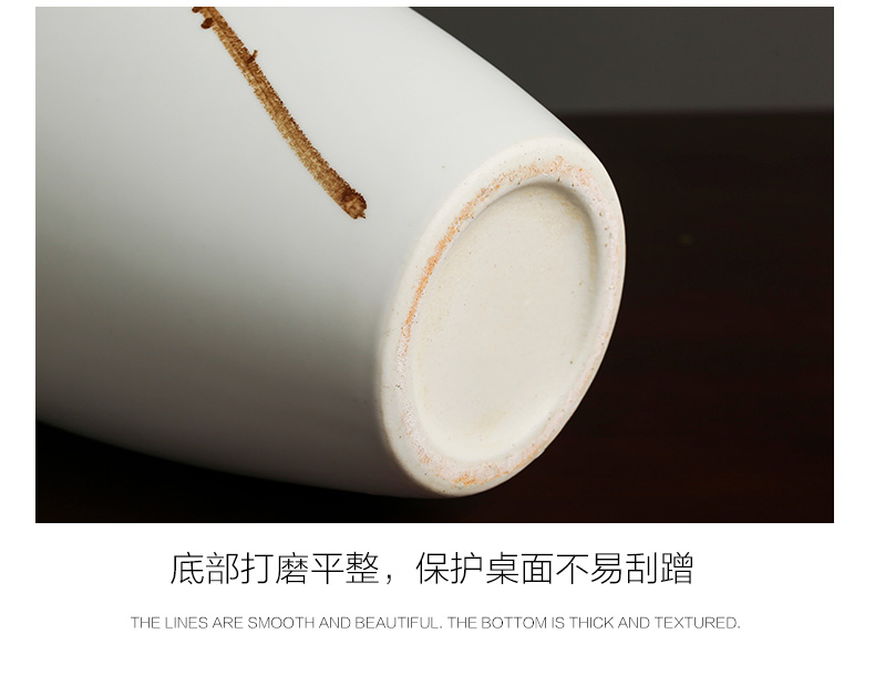 Ceramic vases, I and contracted new Chinese zen household living room table accessories TV ark, dried flower adornment furnishing articles
