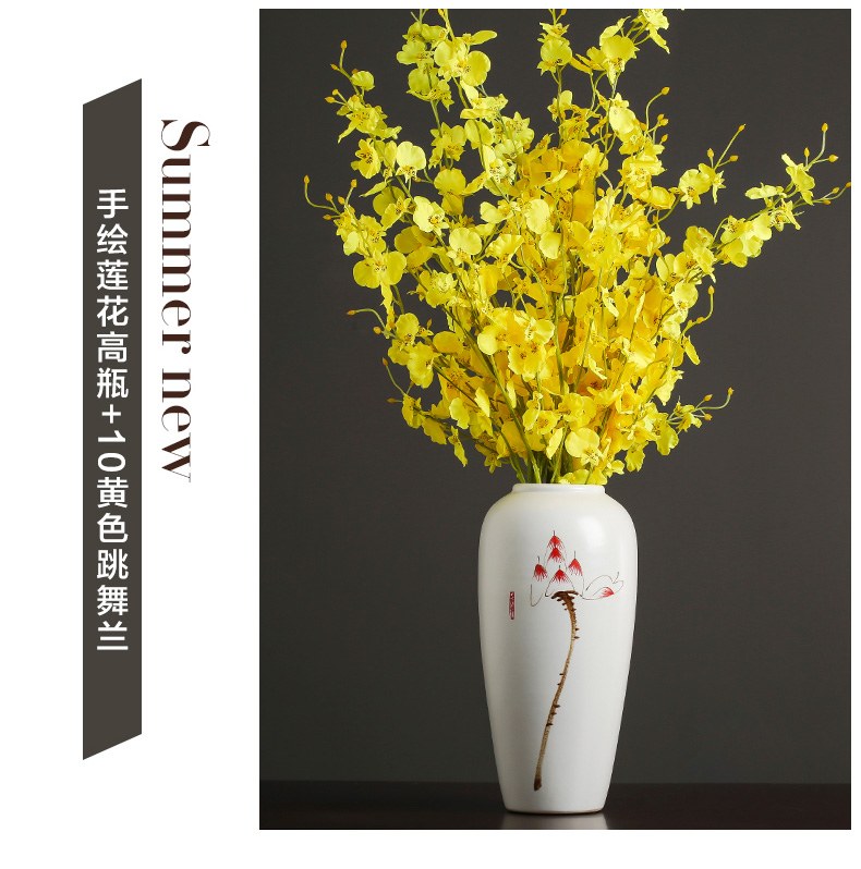 Ceramic vases, I and contracted new Chinese zen household living room table accessories TV ark, dried flower adornment furnishing articles