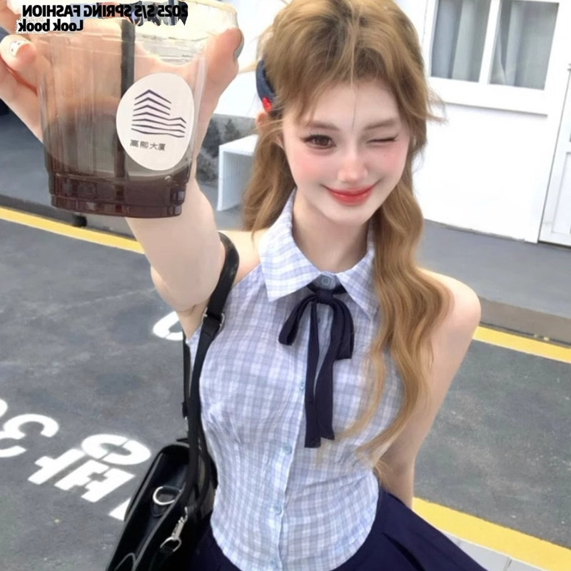 Universal Studios American-Style Academy Style Korean Miu-Style Disney Park Jk Uniform Set Dress Outfit for Adults Summer Universal Studios American-Style Academy Style Korean Miu-Style Disney Park Jk Uniform Set Dress Outfit for Adults Summer