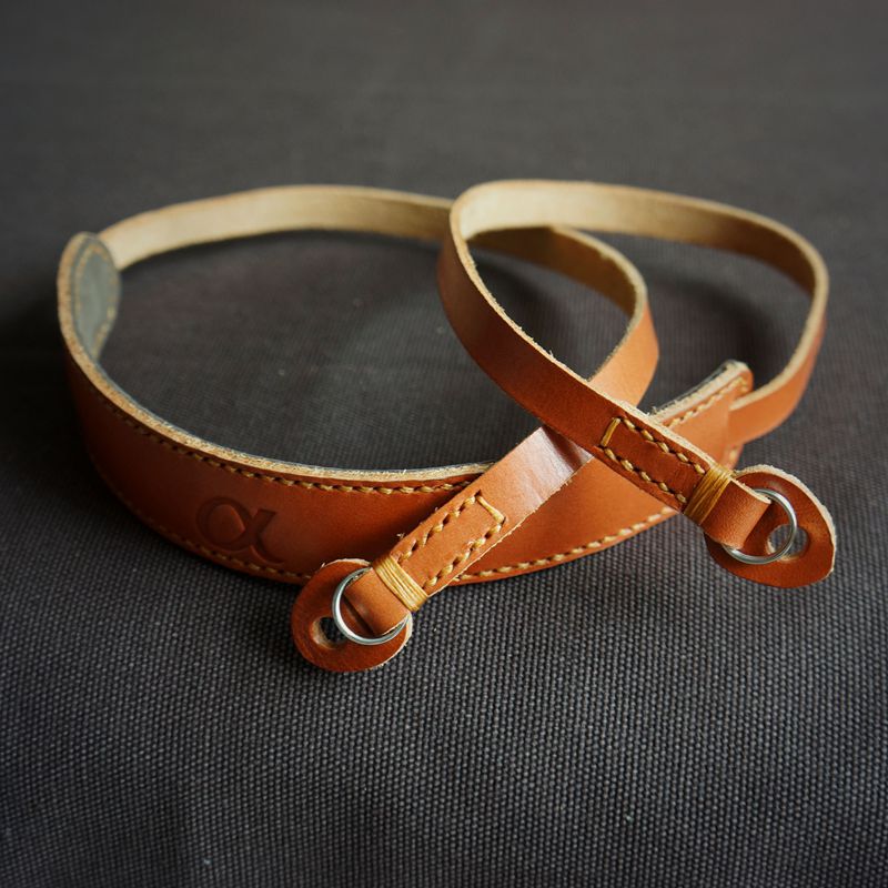 Sony leather shoulder strap