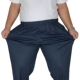 Đàn ông trung niên mùa hè kích thước lớn quần thun co giãn cao eo cao quần sâu chất béo người đàn ông béo cộng với phân bón tăng quần jean nam