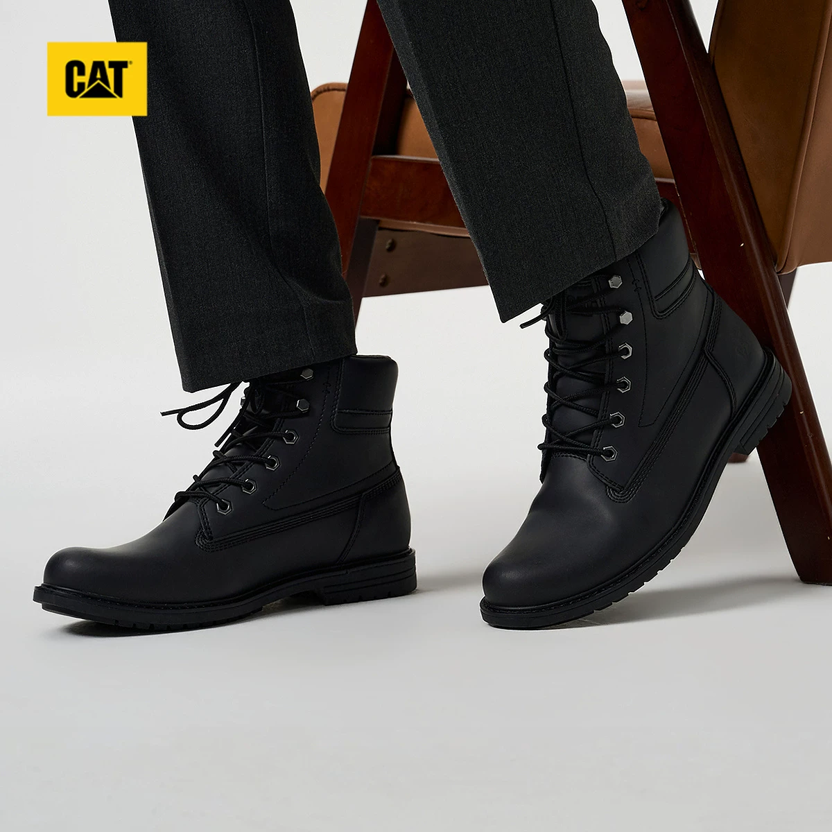 CAT Martens, ретро высокие ботинки, американский стиль