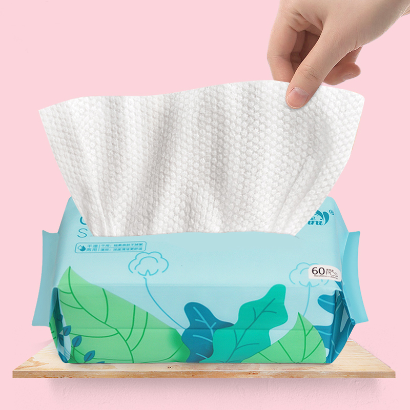 Washing towel household extractable disposable pure cotton thickened face cotton soft baby cleansing tissue paper