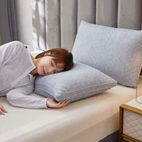 Подушка одиночная подушка Core Mension's Family One Pare of Hotel Pillow Double Memory Cotton Cotton Cotton Cotton Spine, чтобы помочь спать с тяжелым летом
