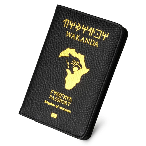Cross Black Panther Country Mestiance Alliance RFID Антимагнитный паспортный набор набор воздушных билетов.