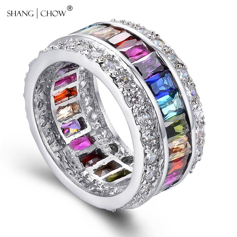 Bague Femme SHANGCHOW en Zircone synthetique strass - Ref 3086421 Image 1