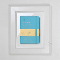 New LIFE DOCUMENT Jiukou Mountain LIFE Theme Notebook Art Exquisite Creative Strap Grid Notepad Designer Hand-painted Ben A6 portable checkered diary