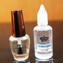 Promotional price lace wig glue reissue double-sided adhesive wig hair weaving liquid glue glue removal liquid set