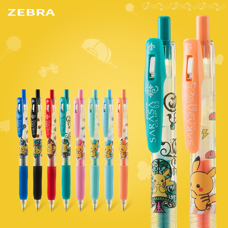 (Driver Pen shop) Japan ZEBRA POKÉMON Pikachu limited JJ15 color gel pen cover Z