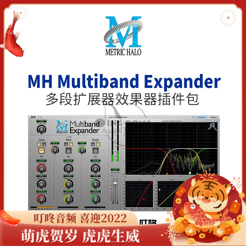 Metric Halo MH Multiband Expander multi-segment extender package tutorial Ding Dong audio