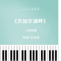 C EASY EDITION on the shores of Lake Baikal on piano profile five lines of spectral electropiano Spectral electronic version