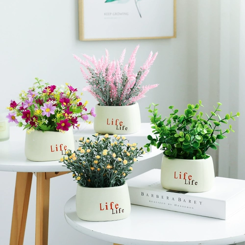 Зеленое растение Nordic ins Wind Spares Planting Swing Living Room Desktop Green Plant Моделирование зеленого растения качели