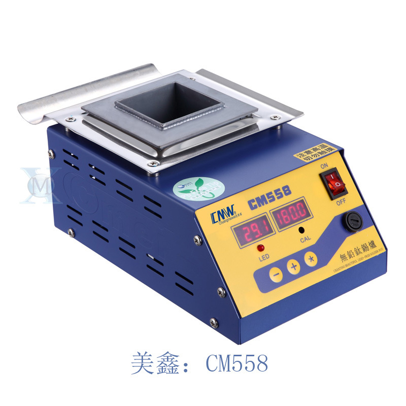 Tin furnace quality supplier square high temperature lead free tin furnace chuangmei Wai tin furnace tin pot CM-558