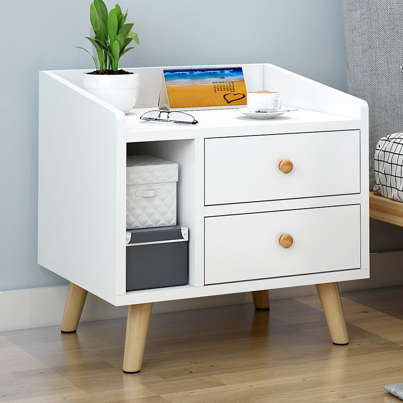 Bedside table simple modern mini small simple Nordic net red bedroom multi-functional storage storage bedside cabinet