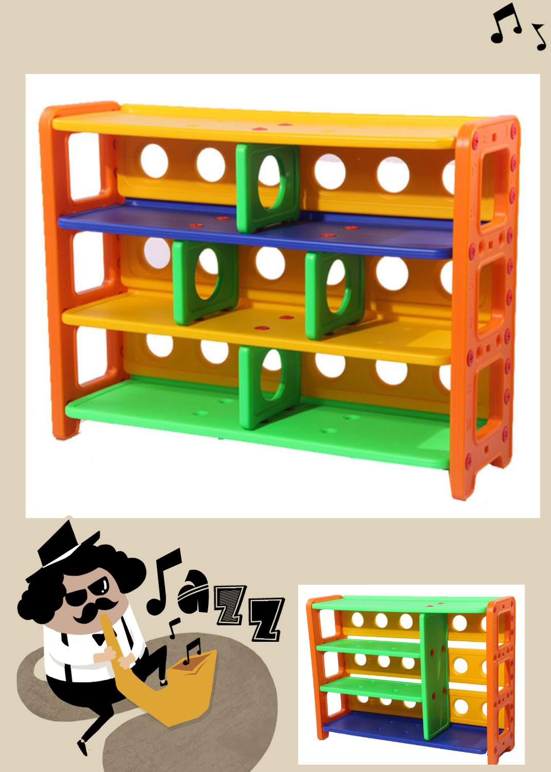 Children's toy bookcase Plastic cabinet plastic toy cabinet blows kindergarten supplies packing shelves environmental protection cabinet