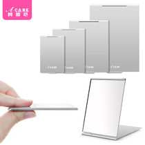 Makeup mirror folding desktop desktop vanity mirror Princess size portable portable portable HD dormitory students simple