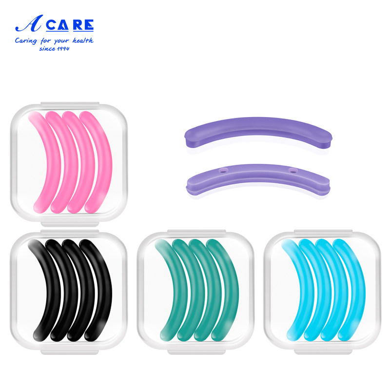 Eyelash curler replacement pad rubber strip portable elastic silicone pad curling wide-angle partial mini travel portable packaging durable