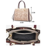 Барсетка на день матери, сумка через плечо, подарок на день рождения, коллекция 2023, из натуральной кожи, с вышивкой