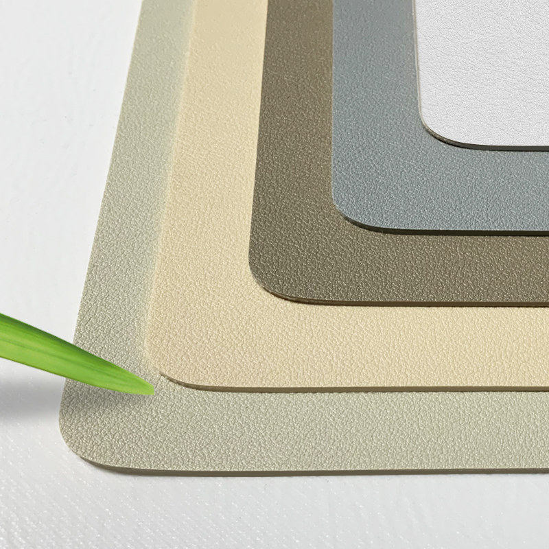 Nordic Leather Table Cloth Waterproof Oil Protection Free Wash Modern Minima Tea Table Mat Anti-Burn Advanced Sensation Table Cushion Ins Wind