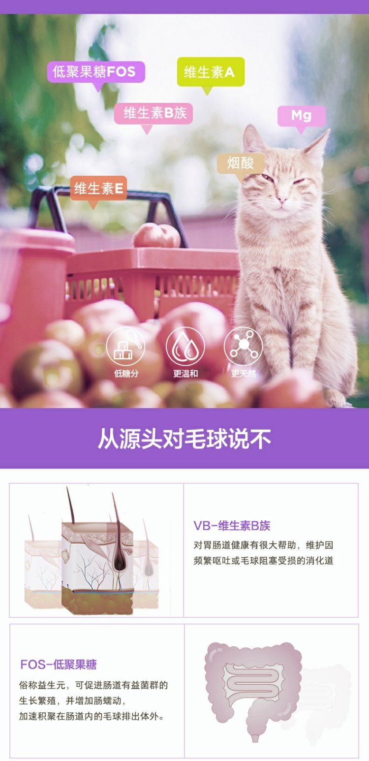 Wei Shi Dinh dưỡng Kem dưỡng tóc 120g Kem làm rụng lông Pet Young Cat Điều hòa Kem tiêu hóa Tóc Spits Ball Cat Grass Cream - Cat / Dog Health bổ sung sữa cho chó con mới sinh
