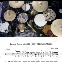 Benny Greb vfJAMS LIVE TRANSCRIPTION Drum SET Drum SPECTRUM Send silencer without drum accompaniment