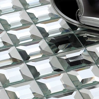 3 см гранулированного серебряного зеркала (специальное предложение с бесшовной шлифовальной стороной