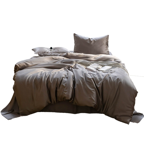 Летнее покрывало, шелковый комплект, пододеяльник, шелковая шелковистая простыня, 100 шт, 4 предмета, изысканный стиль