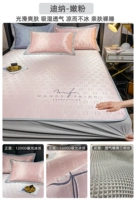 Простыня, кофейная наволочка, шелковый коврик