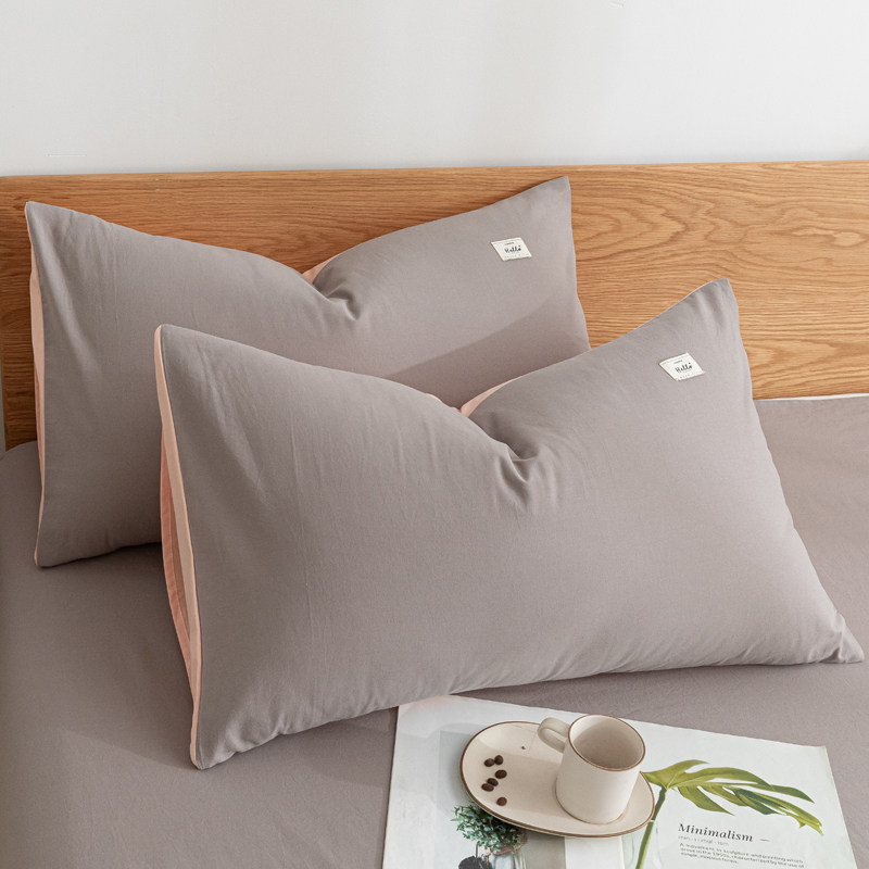 Комплект постельного белья из 3 предметов: 100% чистый стираный хлопок, однотонный. Пододеяльник, простыня, наволочка. Для односпальных и двуспальных кроватей.