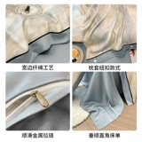 Элитный комплект, шелковое шелковистое покрывало, 4 предмета, простой и элегантный дизайн