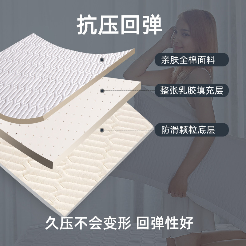 Хлопковый латексный наматрасник 1см, мягкий, складной, моющийся, тонкий, всесезонный, на заказ