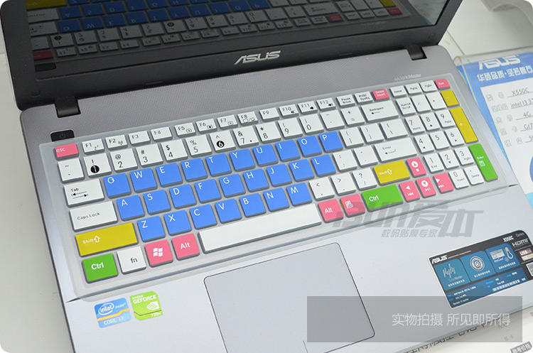 Asus bàn phím máy tính xách tay màng bảo vệ Y583L K55VD A501 a53s a555q bay pháo đài - Phụ kiện máy tính xách tay miếng dán bàn phím laptop dell