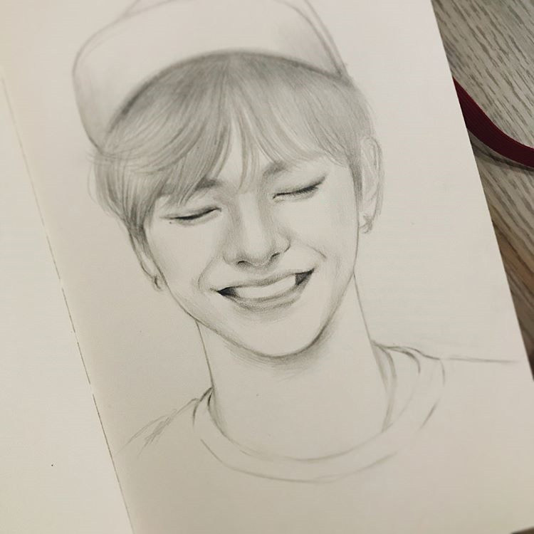 Sketch portrait custom live photo Hand drawn photo Sketch avatar Sketch portrait portrait Color pencil character drawing