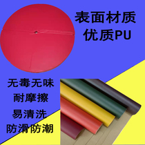 Steel Tube Dance Mat Anti-Fall Protection Pad Safety Thickening Four Fold Round Mat Training Gymnastic Mat Customizable