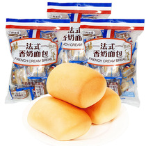 Sanhui Mai Style Fragrant Milk Soft Bread Milk Taste 450g × 3 packs Breakfast pine soft bun