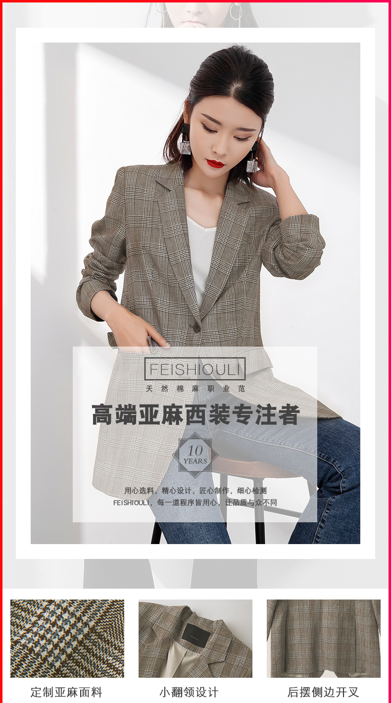 Veste pour femme      en Chanvre - Ref 3221521 Image 7
