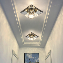 Corridor light Aisle light Modern simple living room embedded spotlight led crystal Nordic light luxury entrance light