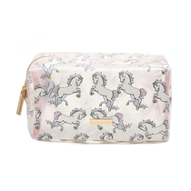 SKINNYDIP Original D jelly powder Dreamy unicorn transparent waterproof makeup bag storage bag Washing bag