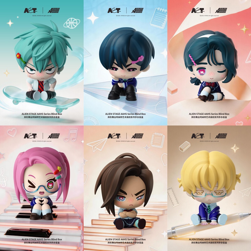 New Product: Manyu Sells Special-Shaped Stage Anart Art High School Series Blind Box Merchandise, Trendy Anime Gifts for Girls