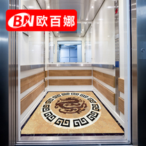 Obina custom pvc elevator car mat imitation marble thickness elevator mat hotel community elevator floor mat