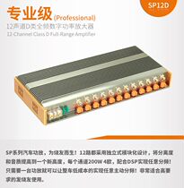 Sndei Shengdi 12-way high-power active frequency division ClassD digital car amplifier SP12D
