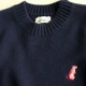 InPark mùa xuân cổ len và áo len pha trộn cashmere tất cả phù hợp với áo len mỏng kiểu Mỹ giản dị thêu áo len nhiều màu - Áo len Cashmere