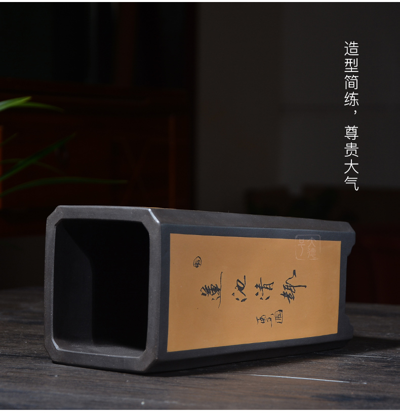 Greatness, purple orchid basin creative contracted breathable sifang Angle extinguishers orchid basin special purple sand flowerpot