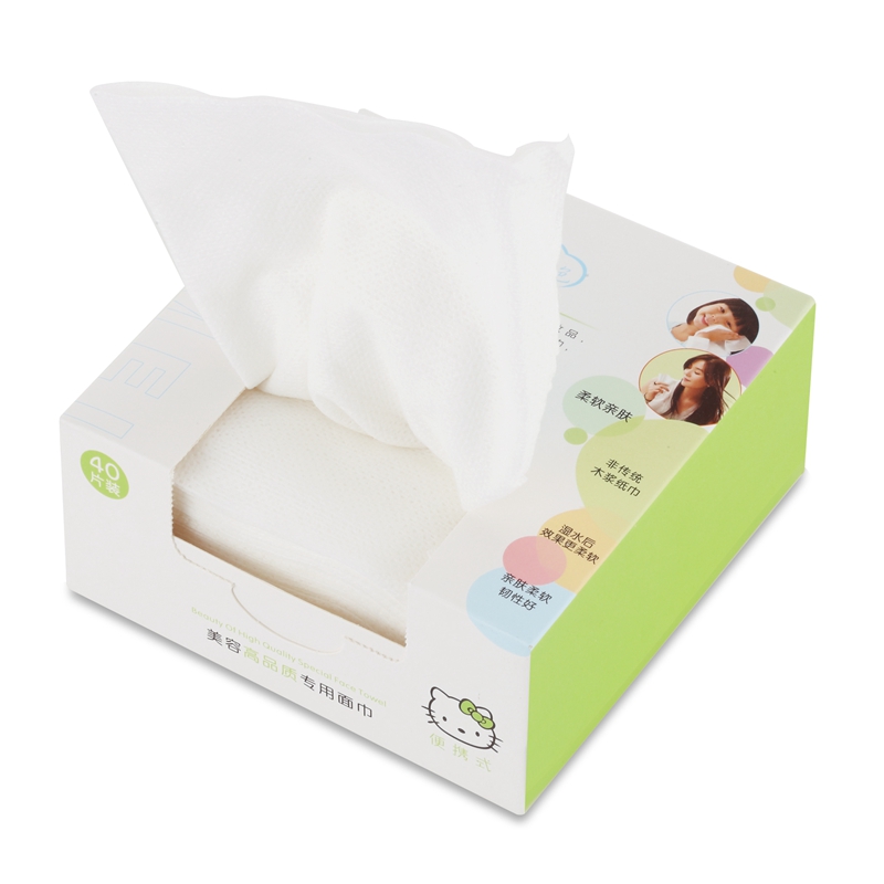 Disposable face towel cotton facial tissue beauty salon cleansing towel