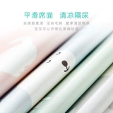 Детская дышащая кроватка для новорожденных, водонепроницаемый летний шелковый охлаждающий коврик, можно стирать