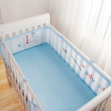Кроватка, летние дышащие бортики, детская лента для новорожденных, ограждение, защита от столкновений