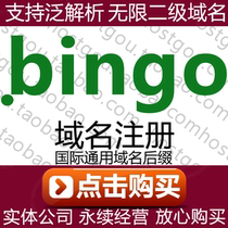  bingo domain registration Support pan resolution Unlimited second-level domain Rice Bingo game website purchase application