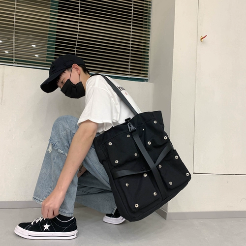 Шоппер, брендовая вместительная и большая сумка на одно плечо, 2020