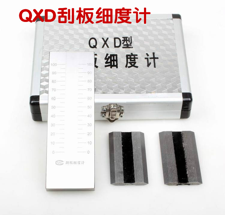 QXD Scraper Fineness Meter Stainless Steel Fineness Plate 0-25 50 100 150 Coating Particle Fineness Meter