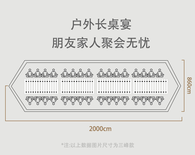 Атриум 果绿色双峰超大尺寸云顶三峰天幕帐篷户外露营八爪鱼万重山巨型 Mujod